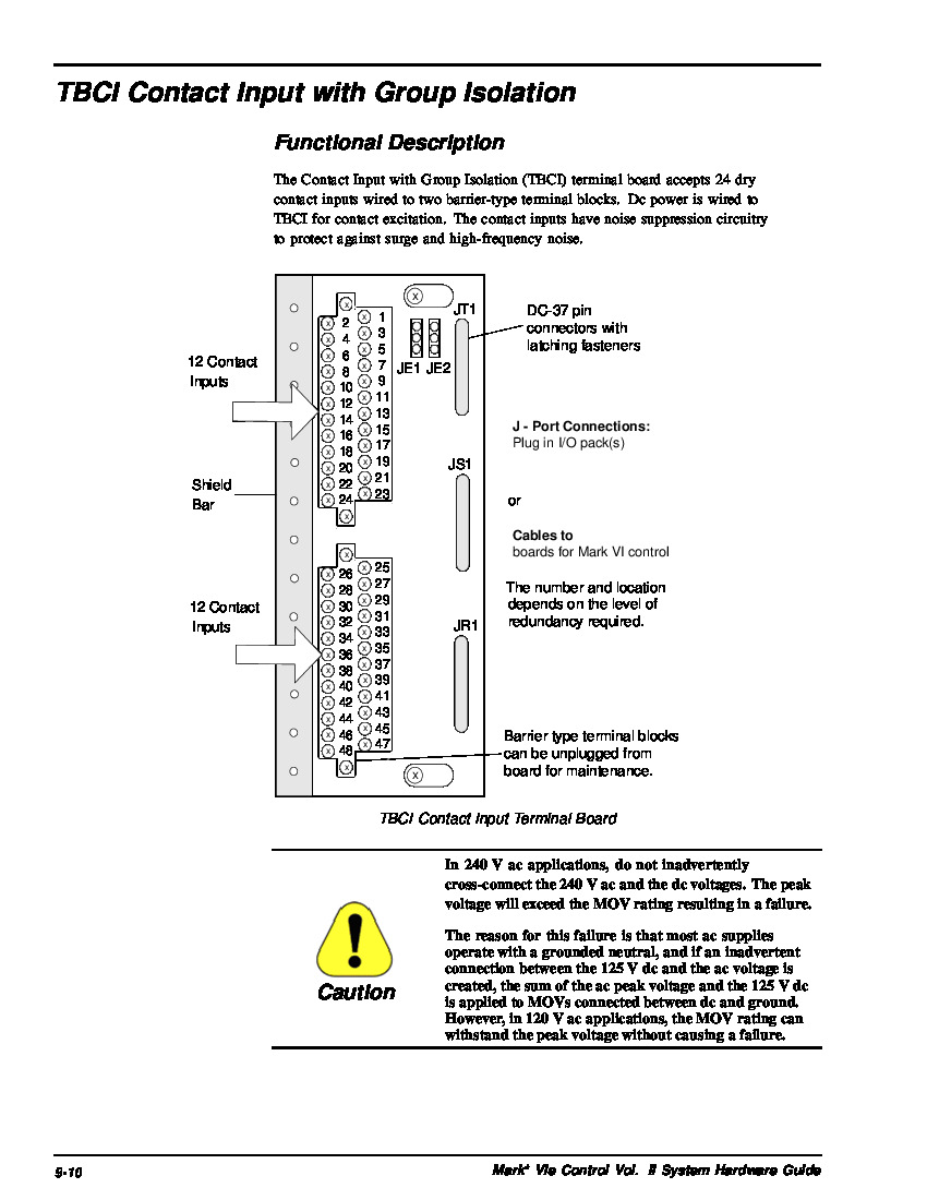 First Page Image of IS200TBCIS3CBD GEH-6721L Mark VIe Control Vol. II System Hardware Guide.pdf